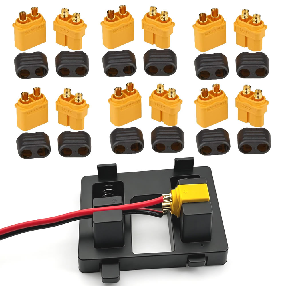 Conector XT60 com Carcaça Prot - Drone Battery Adapter avaliação e preço